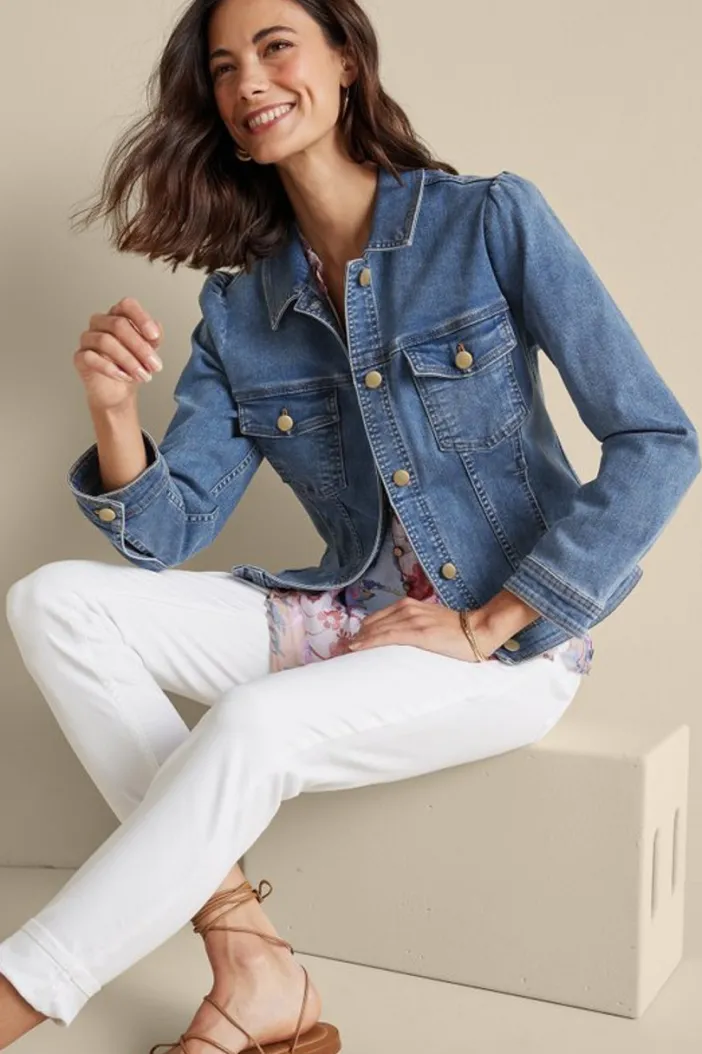 Soft Surroundings Toppers|Jackets & Coats|Diana Shapely Denim Jacket