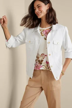 Soft Surroundings Toppers|Jackets & Coats|Diana Shapely Denim Jacket