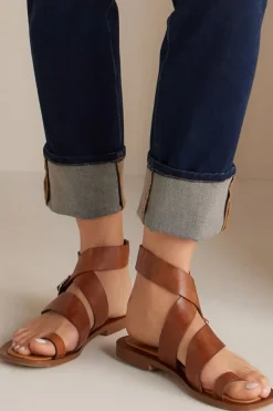 Soft Surroundings Shoes|Diba True Cite See Buckle Sandal Whiskey