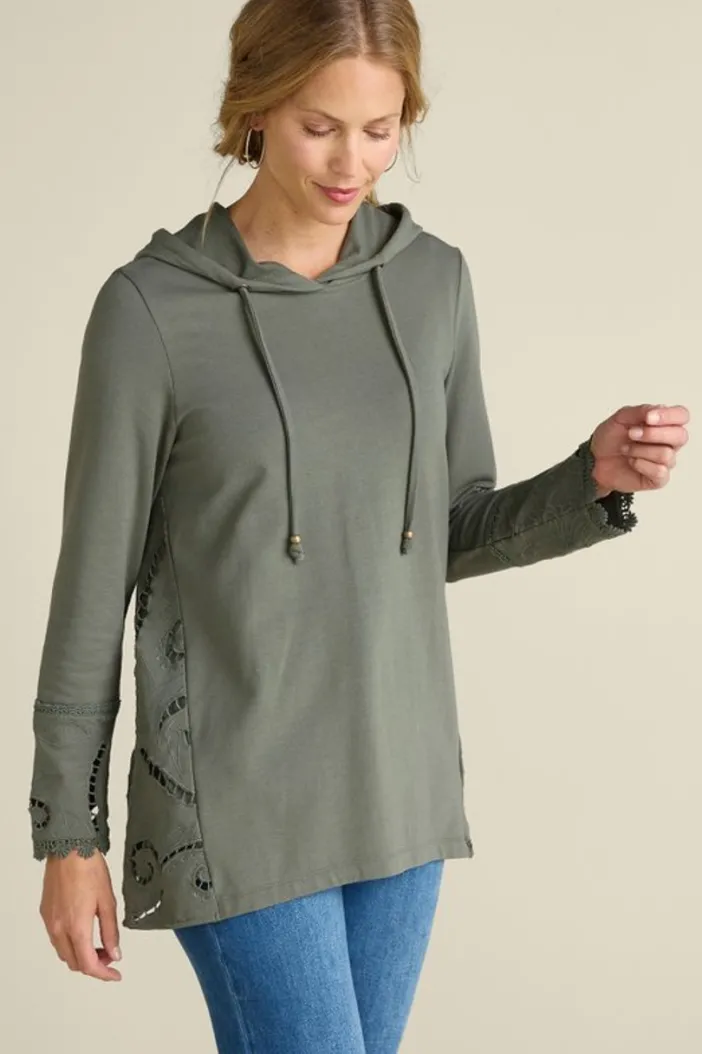 Soft Surroundings Tops|Dionne Top Olive