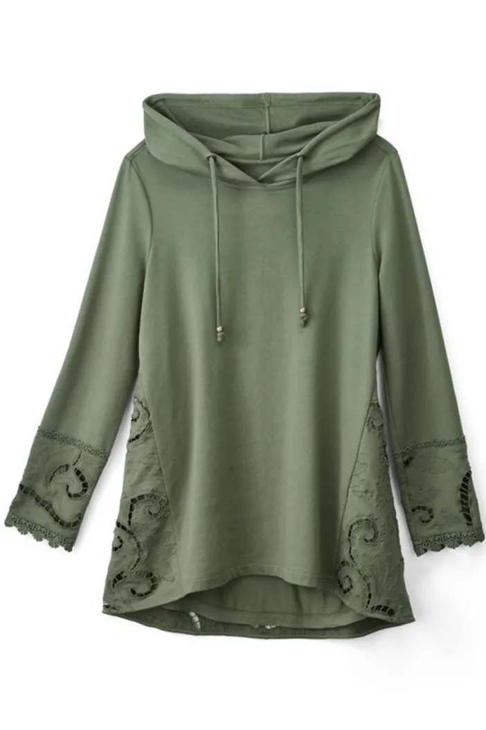 Soft Surroundings Tops|Dionne Top Olive