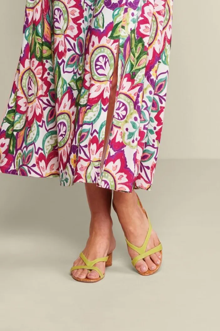Soft Surroundings Shoes|Donald Pliner Mida Cork Heel Slide