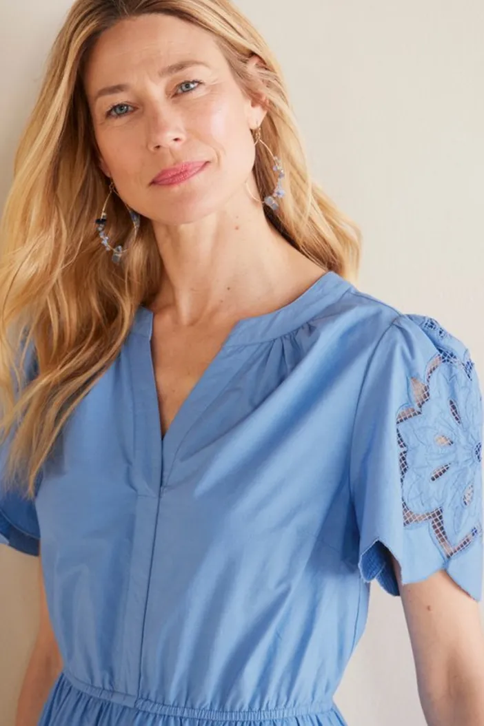 Soft Surroundings Dresses|Dorothy Maxi Dress BlueBonnet