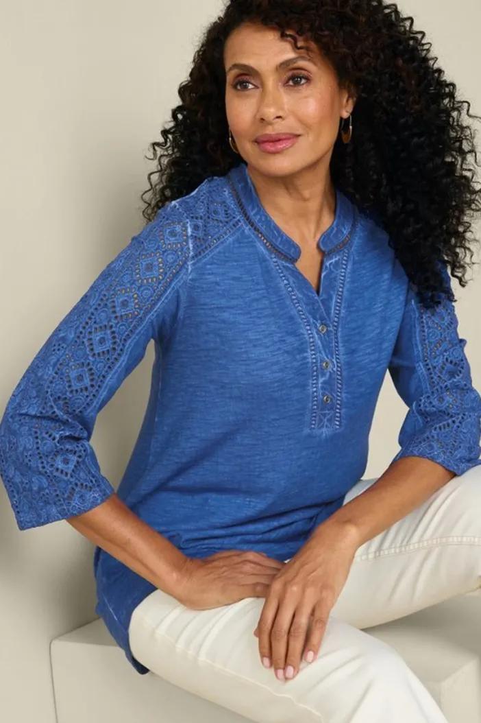 Soft Surroundings Tops|Tunics & Leggings|Draco Tunic CoastalBlue