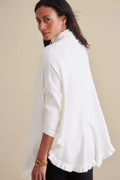 Soft Surroundings Tops|Toppers|Draped Ruffle Cardigan