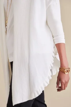 Soft Surroundings Tops|Toppers|Draped Ruffle Cardigan