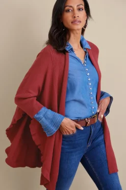 Soft Surroundings Tops|Toppers|Draped Ruffle Cardigan