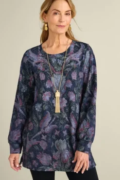 Soft Surroundings Tops|Edith French Terry Tunic