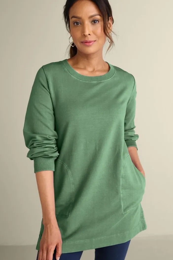 Soft Surroundings Tops|Edith French Terry Tunic