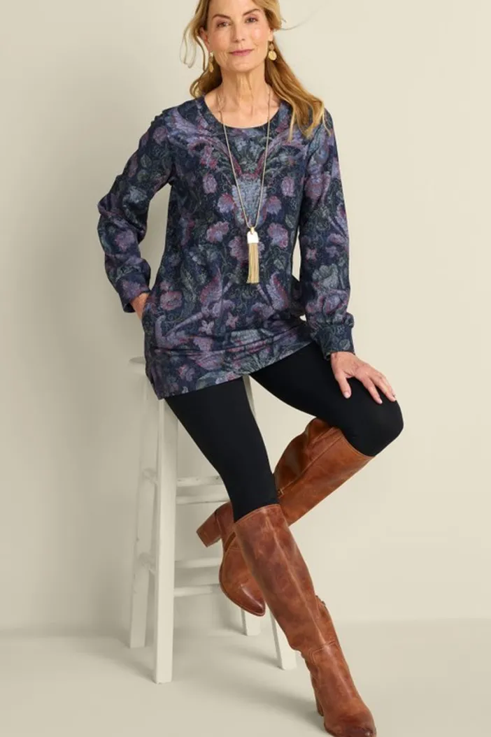 Soft Surroundings Tops|Edith French Terry Tunic