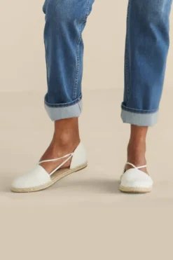 Soft Surroundings Shoes|Eileen Fisher Lee Stretch Espadrille Bone