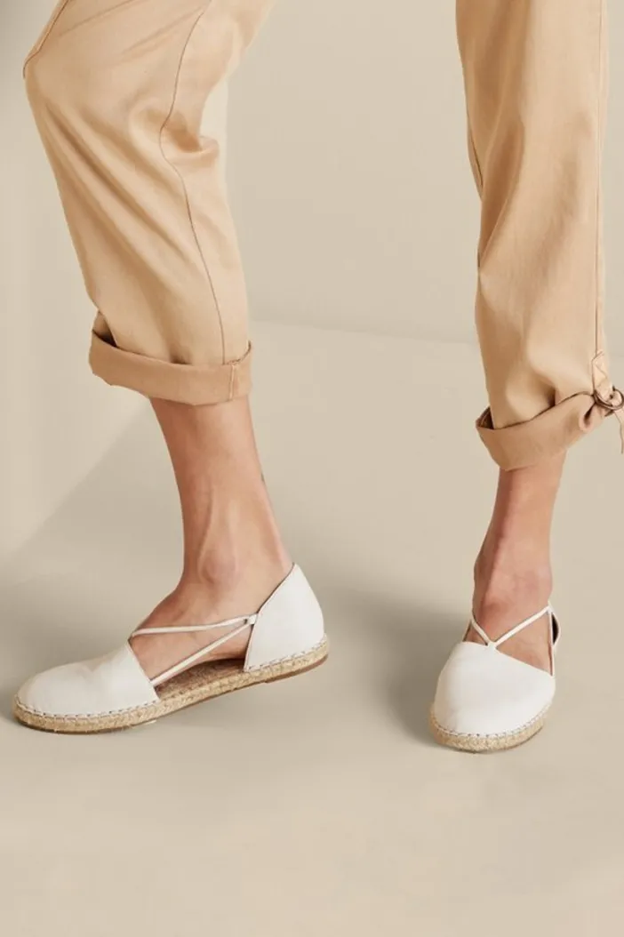 Soft Surroundings Shoes|Eileen Fisher Lee Stretch Espadrille Bone