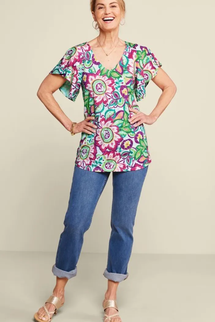 Soft Surroundings Tops|Tunics & Leggings|Elana Tunic RioGarden
