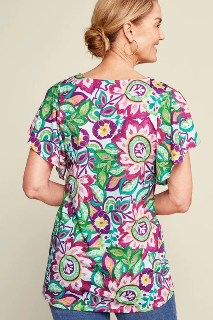 Soft Surroundings Tops|Tunics & Leggings|Elana Tunic RioGarden