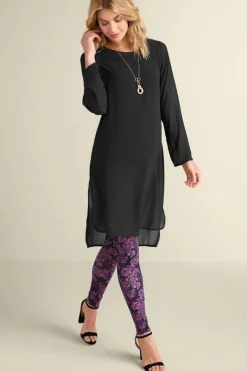 Soft Surroundings Tops|Elegance Tunic Black