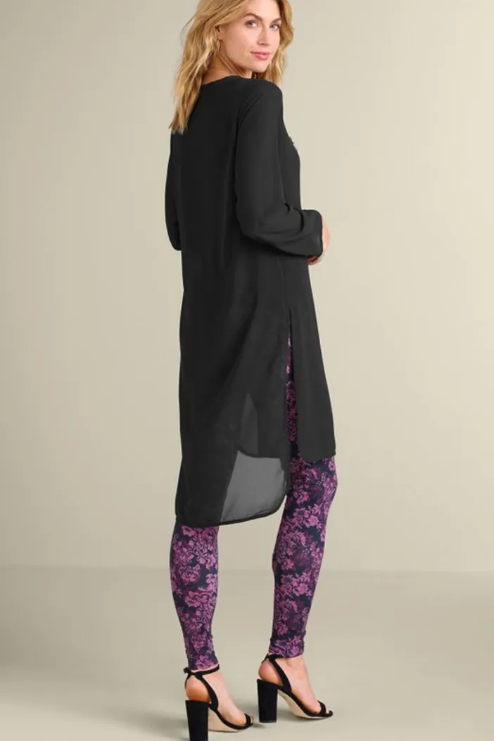 Soft Surroundings Tops|Elegance Tunic Black
