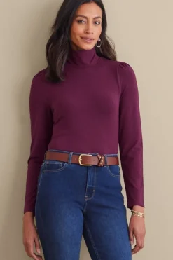 Soft Surroundings Tops|Emme Turtleneck Top