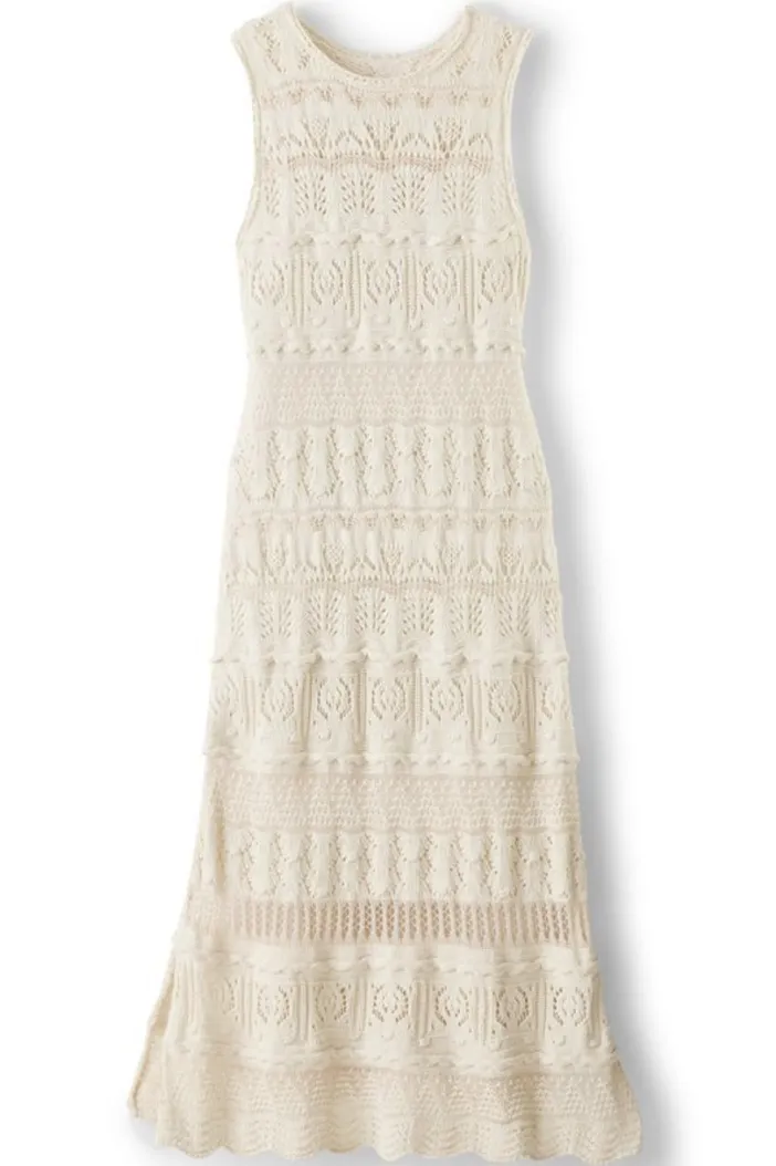 Soft Surroundings Dresses|Erica Crochet Midi Dress AntiqueWhite