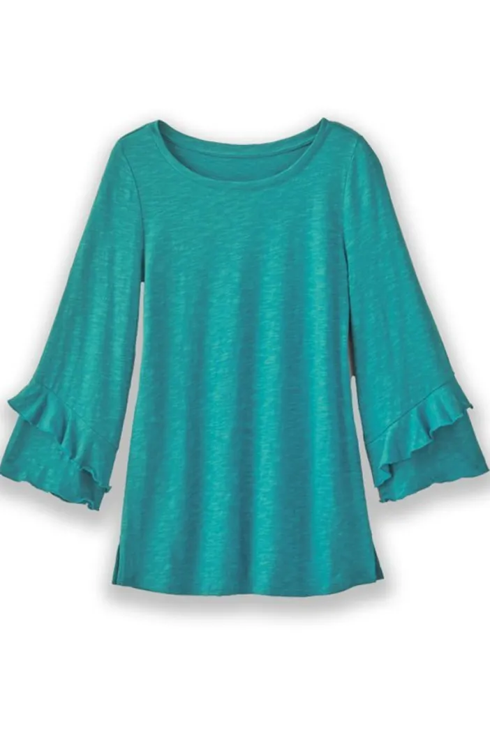 Soft Surroundings Tops|Erin Linen Blend Tunic