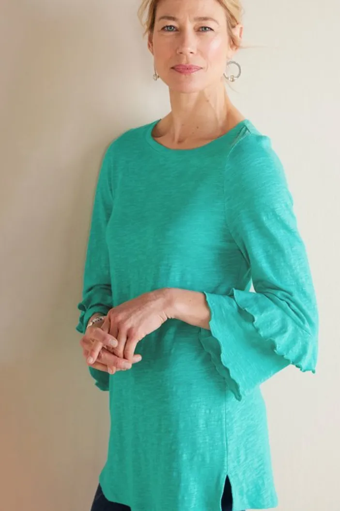 Soft Surroundings Tops|Erin Linen Blend Tunic