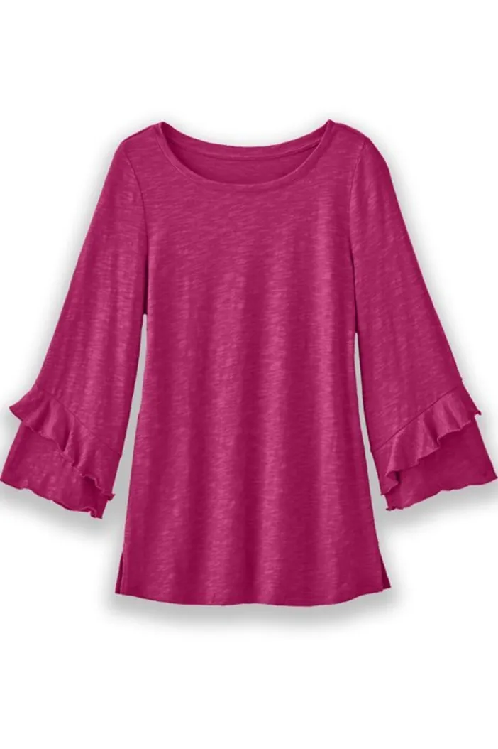 Soft Surroundings Tops|Erin Linen Blend Tunic