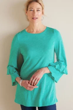 Soft Surroundings Tops|Erin Linen Blend Tunic