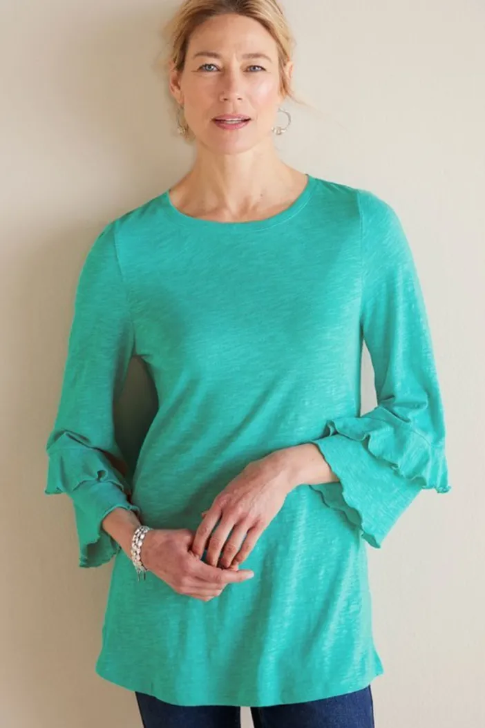 Soft Surroundings Tops|Erin Linen Blend Tunic