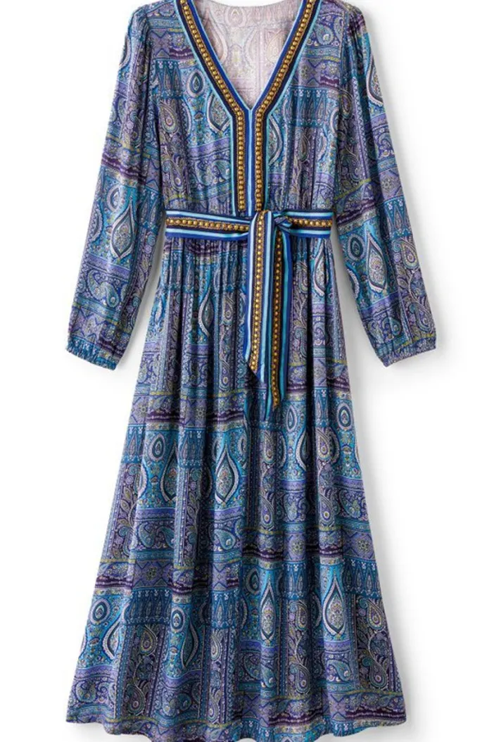 Soft Surroundings Dresses|Eugenie Maxi Dress AzoresScarf