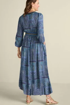 Soft Surroundings Dresses|Eugenie Maxi Dress AzoresScarf