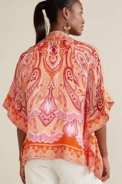 Soft Surroundings Toppers|Jackets & Coats|Farida Topper PinkBeachPaisley