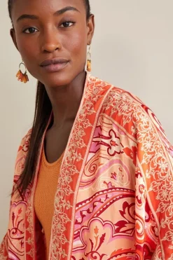 Soft Surroundings Toppers|Jackets & Coats|Farida Topper PinkBeachPaisley