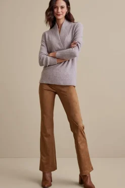 Soft Surroundings Pants|Faux Suede Bootcut Pants
