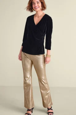 Soft Surroundings Pants|Faux Suede Bootcut Pants