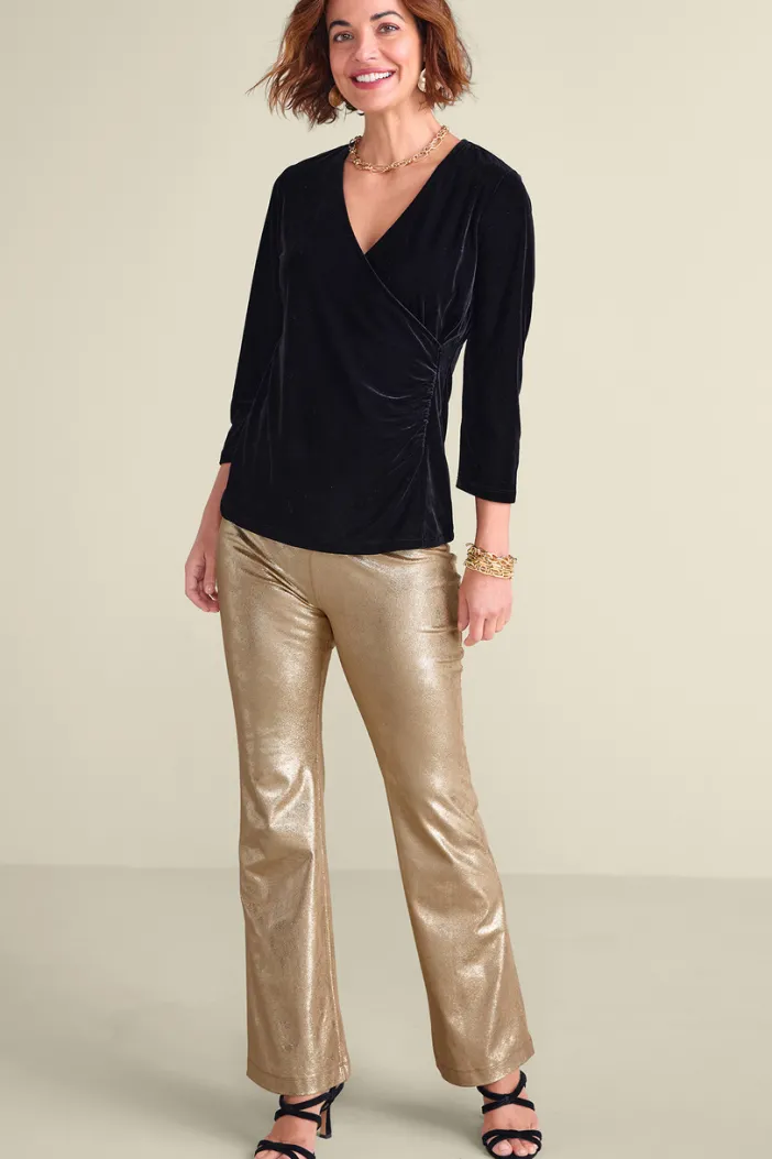 Soft Surroundings Pants|Faux Suede Bootcut Pants