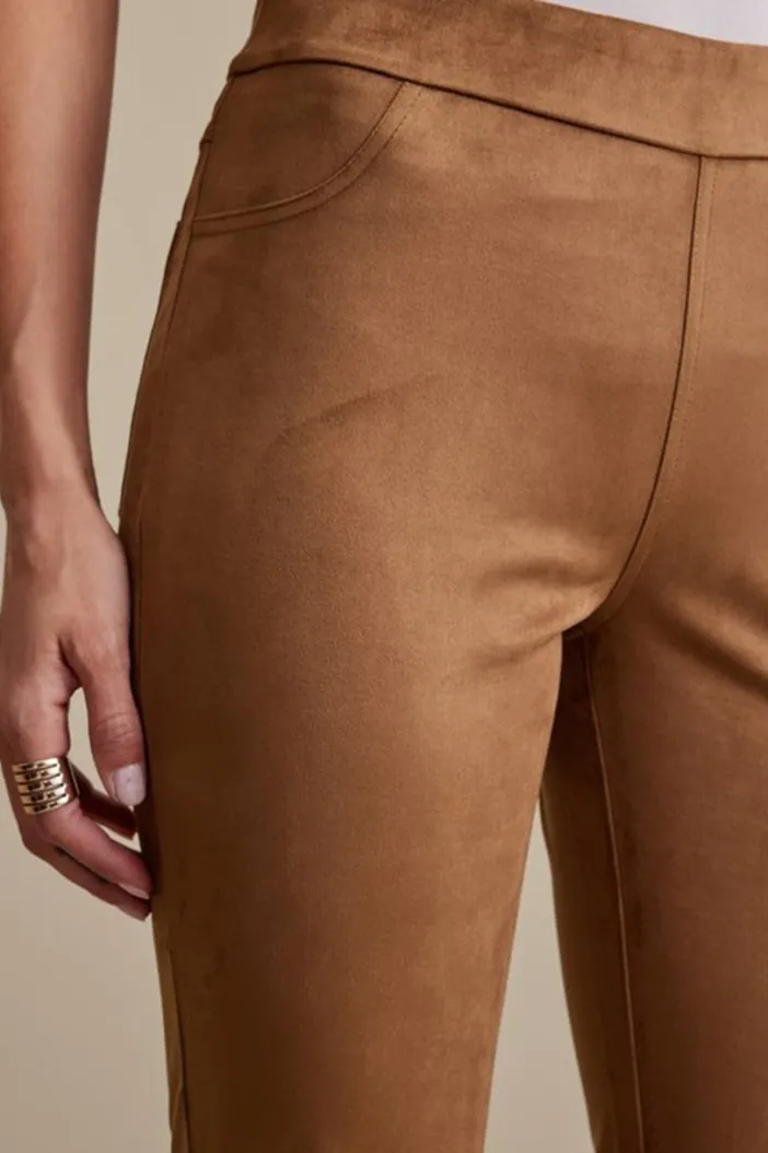 Soft Surroundings Pants|Faux Suede Bootcut Pants