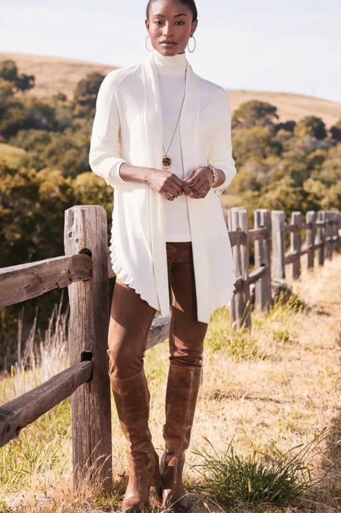 Soft Surroundings Pants|Leggings|Faux Suede Pull-On Leggings