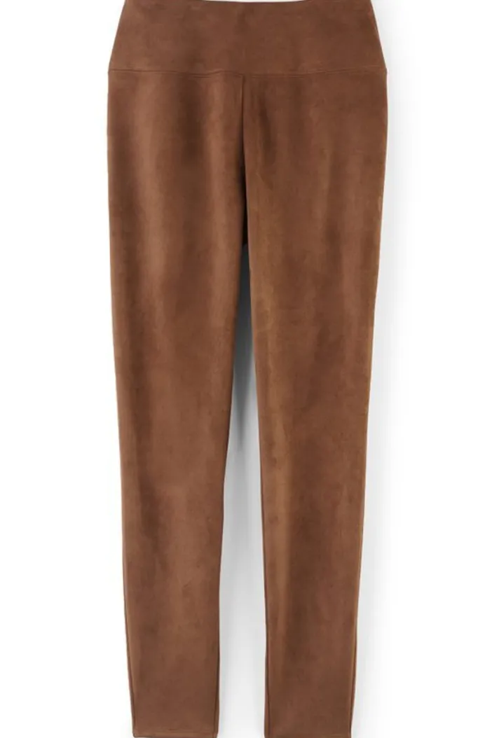 Soft Surroundings Pants|Leggings|Faux Suede Pull-On Leggings