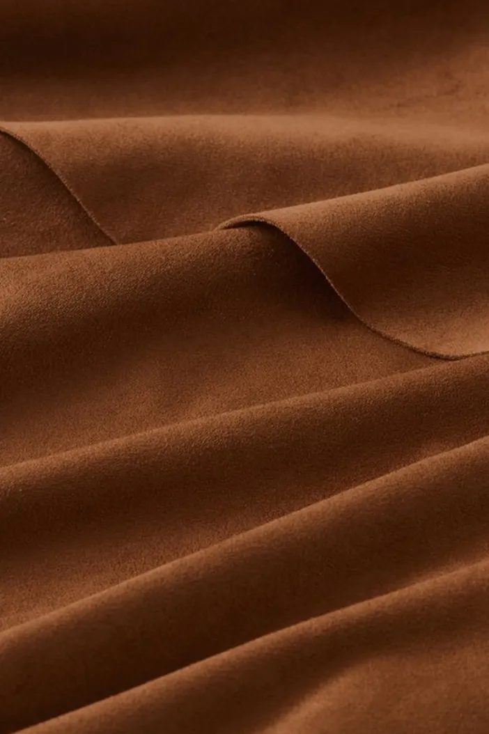 Soft Surroundings Skirts|Faux Suede Skirt Saddle