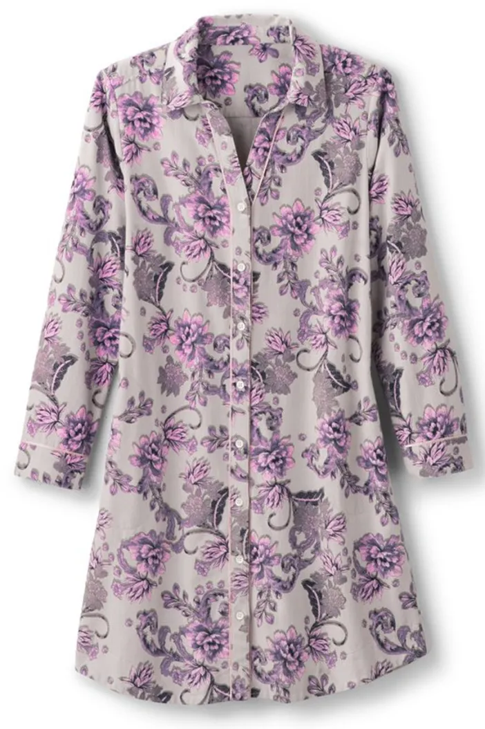 Soft Surroundings Sleepwear & Lounge|Festive Finley Sleep Shirt