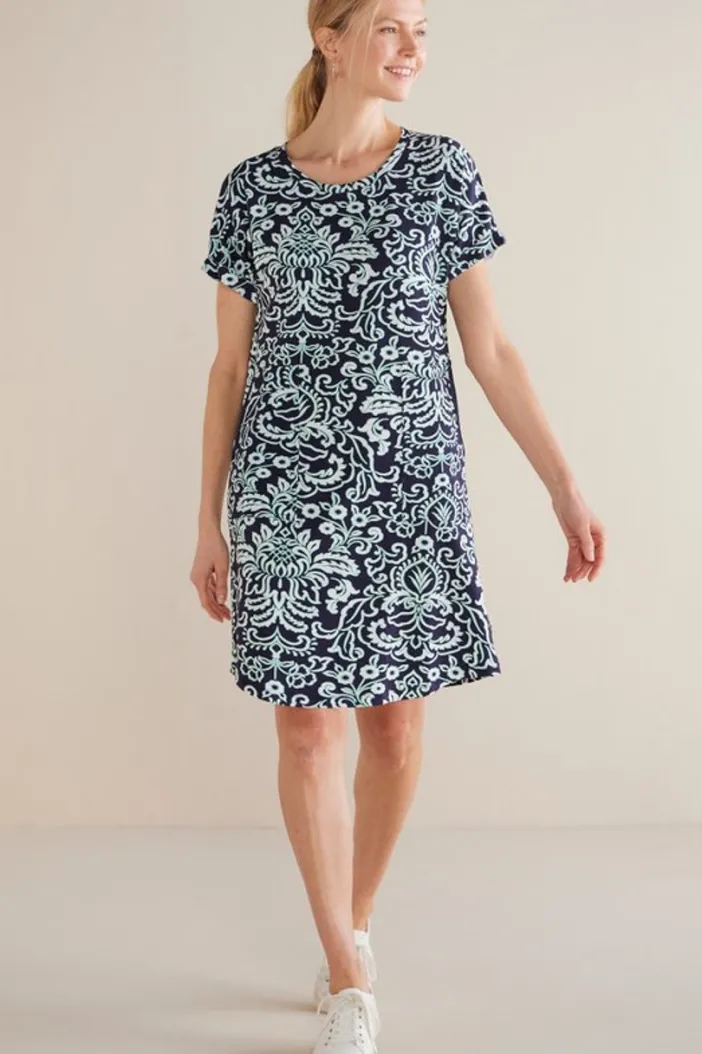 Soft Surroundings Dresses|Fina French Terry Short Dress