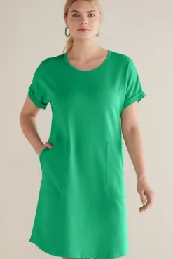 Soft Surroundings Dresses|Fina French Terry Short Dress
