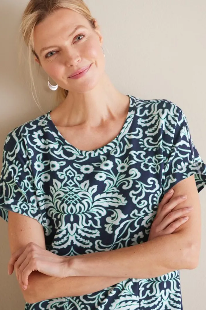 Soft Surroundings Dresses|Fina French Terry Short Dress