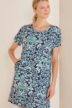Soft Surroundings Dresses|Fina French Terry Short Dress