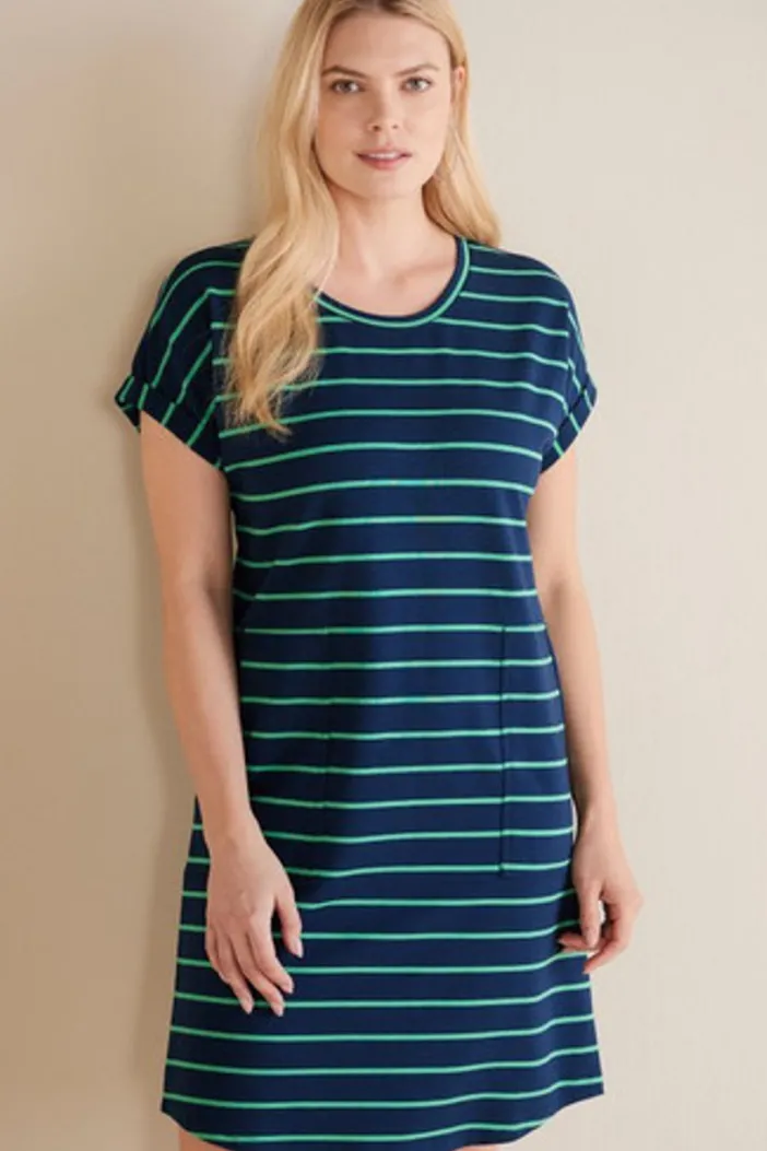 Soft Surroundings Dresses|Fina French Terry Short Dress