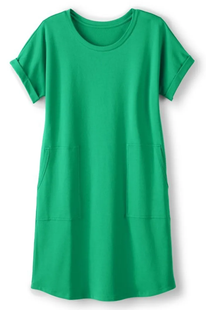 Soft Surroundings Dresses|Fina French Terry Short Dress
