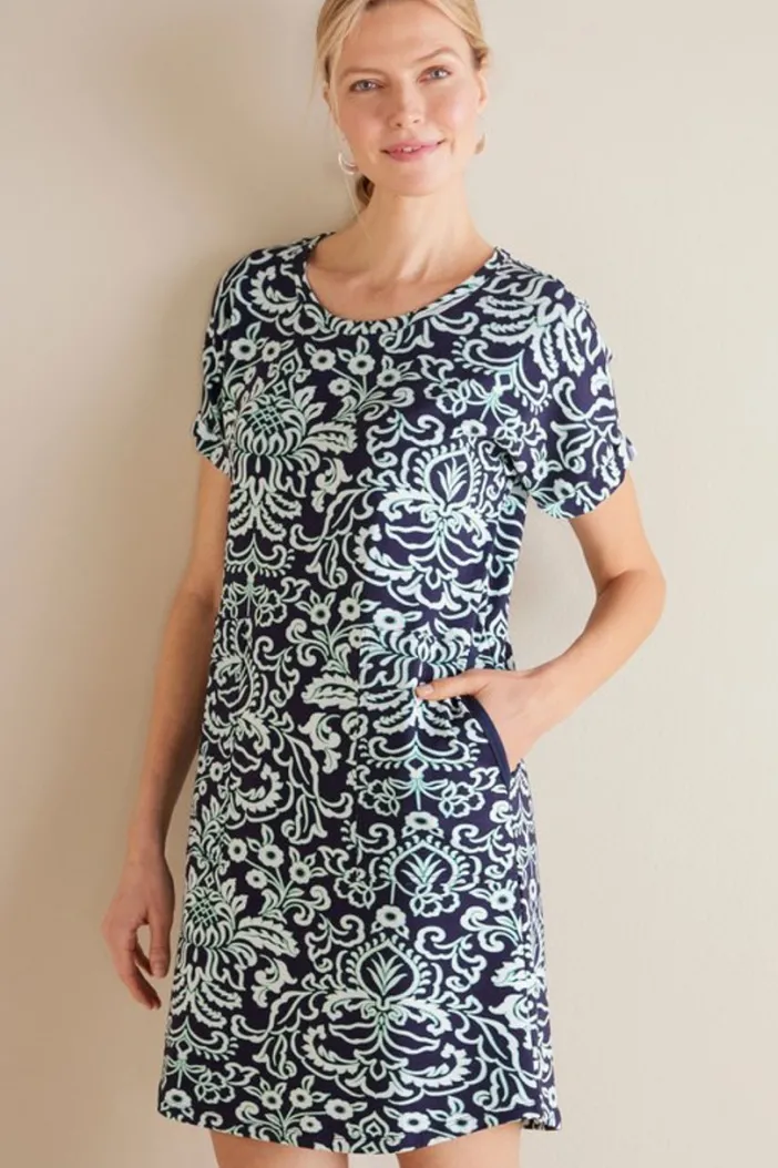 Soft Surroundings Dresses|Fina French Terry Short Dress