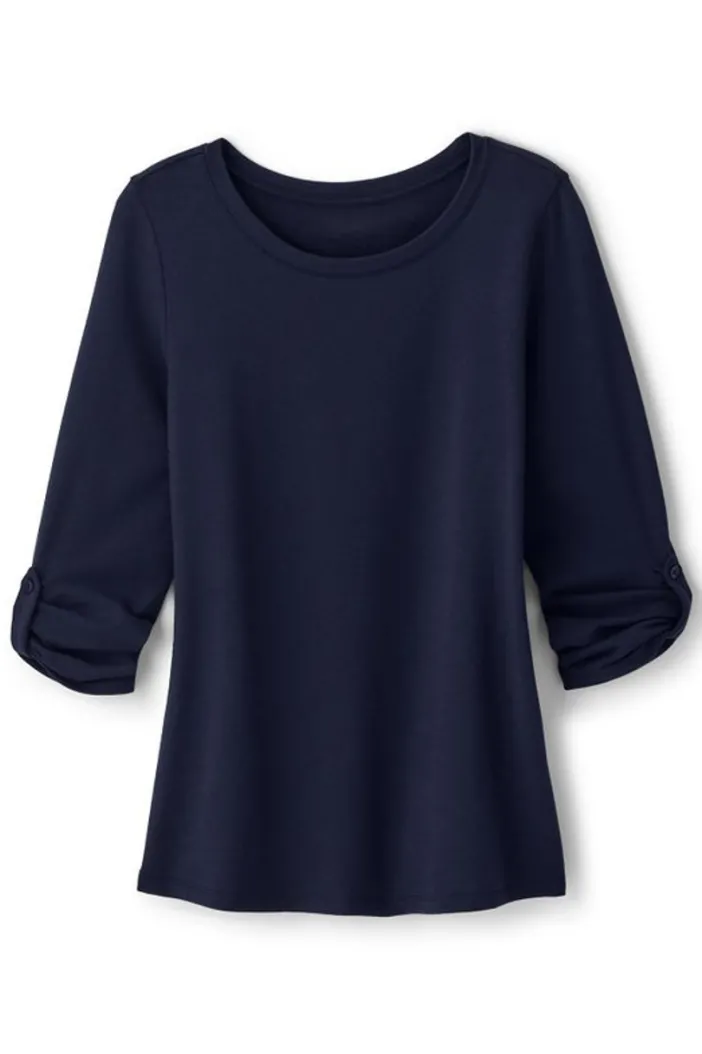 Soft Surroundings Tops|Fina French Terry Tee