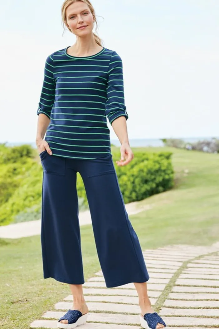 Soft Surroundings Tops|Fina French Terry Tee