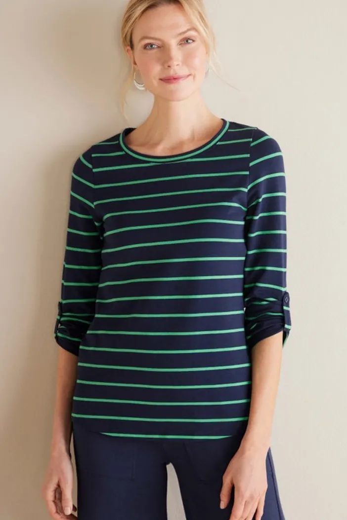 Soft Surroundings Tops|Fina French Terry Tee