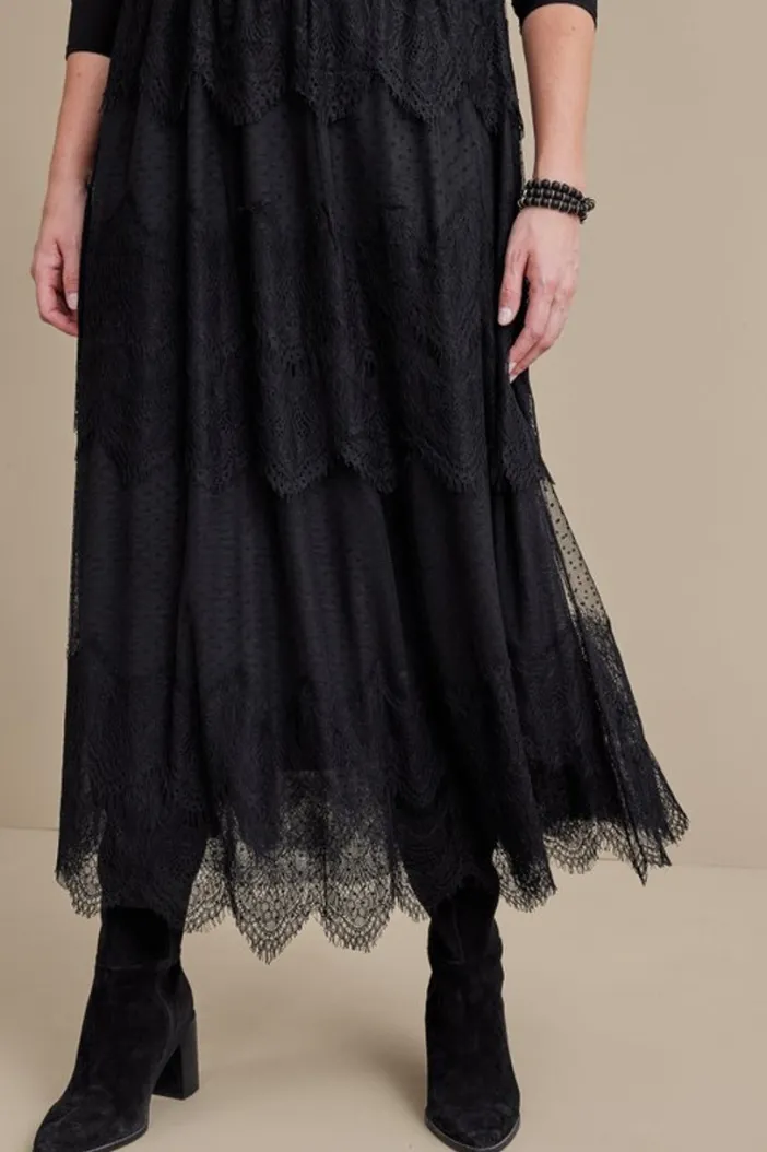 Soft Surroundings Dresses|Frederica Dress Black